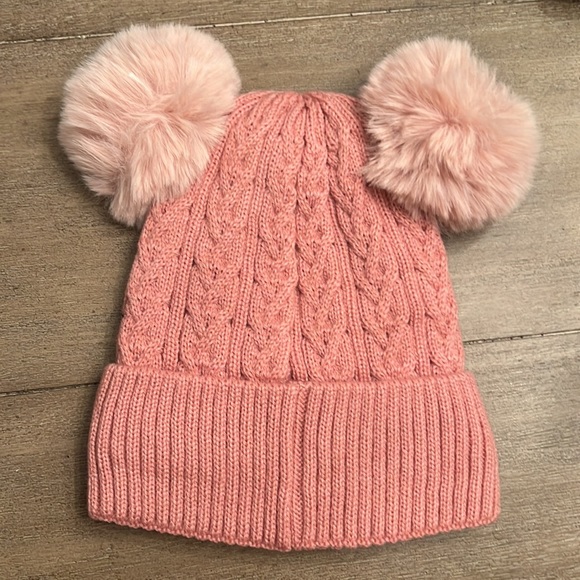 Pink UGG double Pom Pom hat - Picture 2 of 3